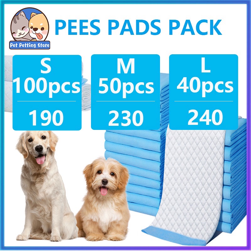 Dog Pee Pads Training Pads Per Pack Dog Pet Wee Pads Pee Poop Cat Dog