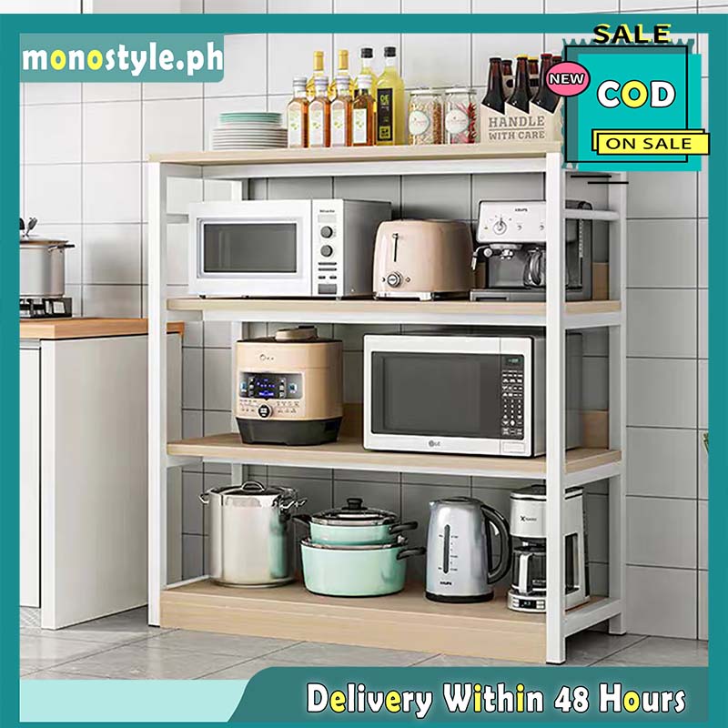 Steel Rack Shelves Metal Rack Kitchen Microwave Rack Kitchen Rack ...