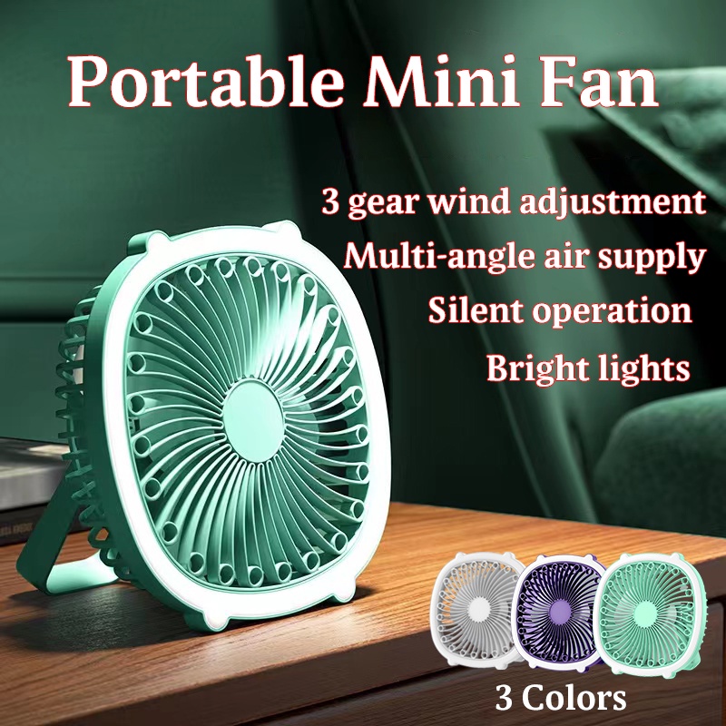 Portable Electric Fan Mini Electric Fan Rechargeable Electricfan