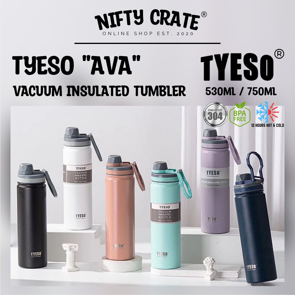 Original Tyeso “AVA” Vacuum Insulated Tumbler/ Hot and Cold Drinkware
