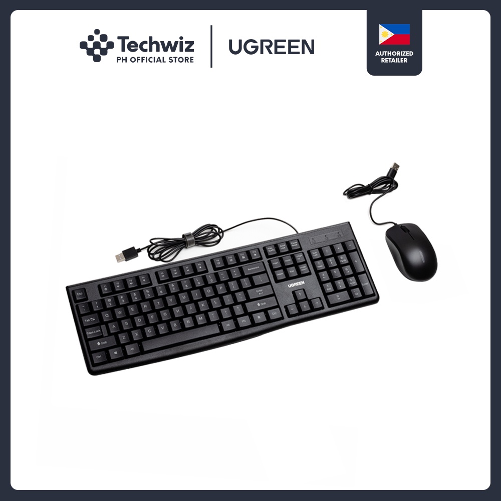 [Techwiz] UGREEN Wired Keyboard and Mouse Combo - PH | Shopee Philippines