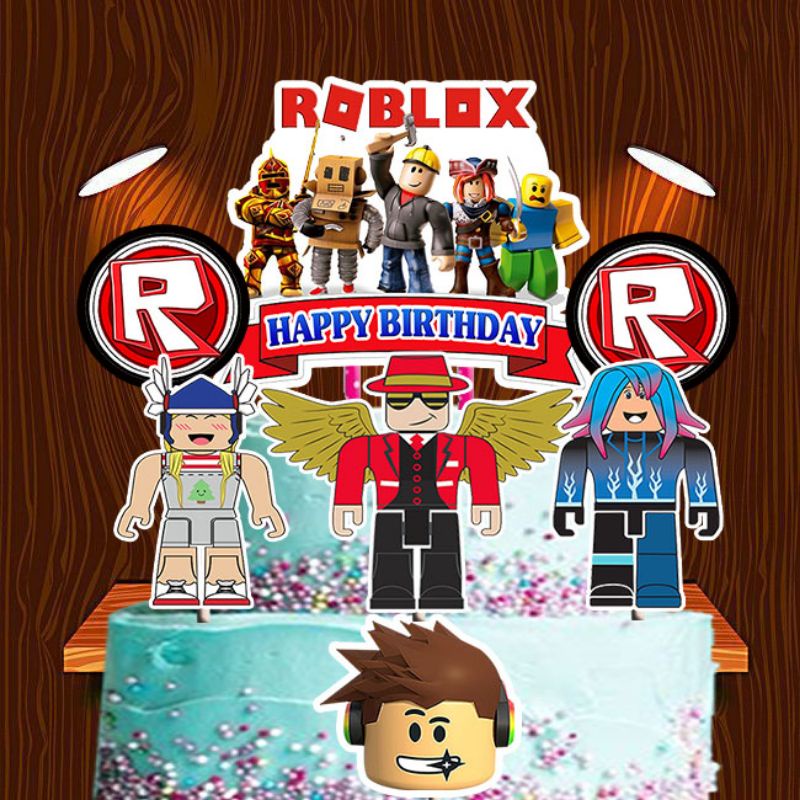 Roblox Theme Cake Topper Set | Shopee Philippines