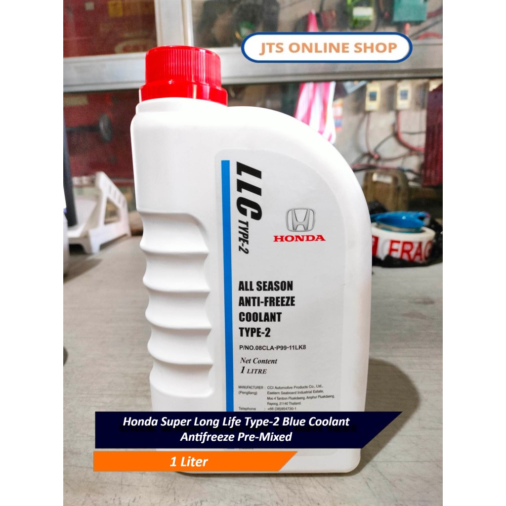 GENUINE Honda Super Long Life Type2 Blue Coolant Antifreeze PreMixed