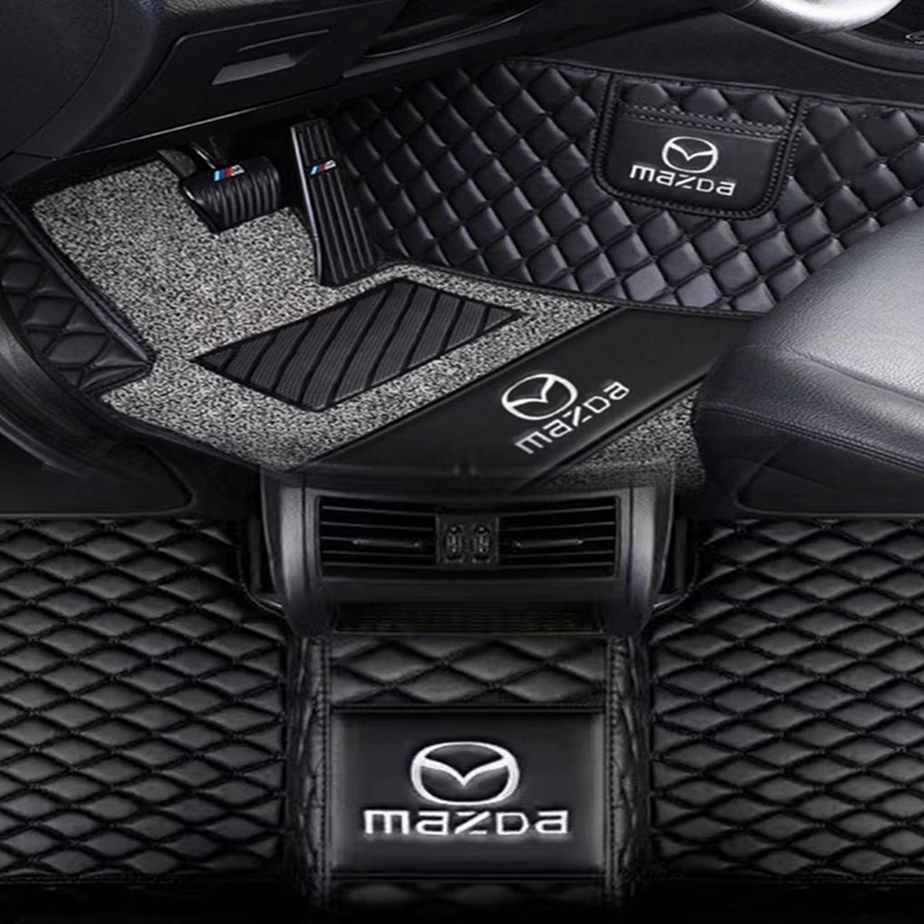 2023 High quality leather car mazda mat 2 3 6 CX3 CX5 CX9 Foot mat ...