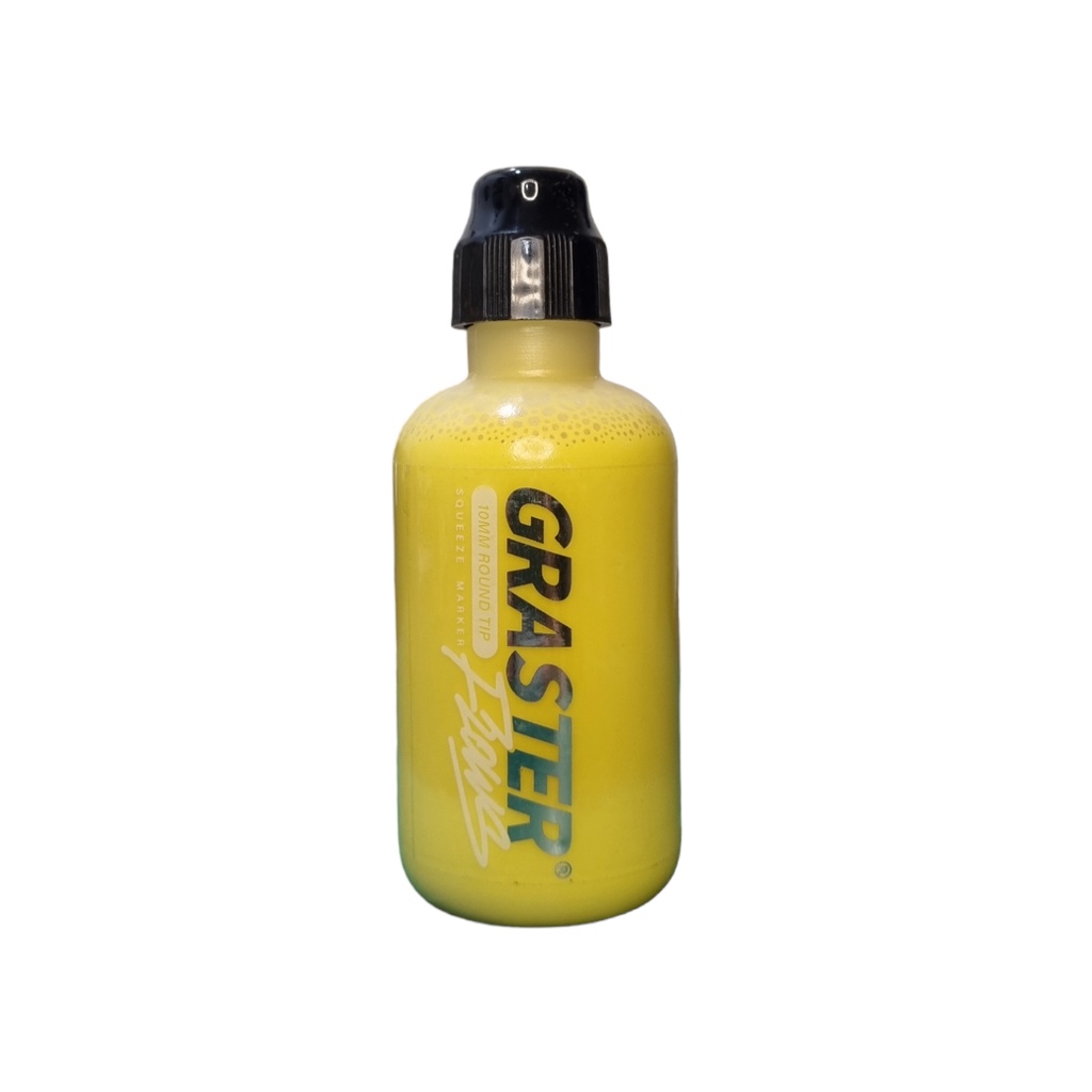 GRASTER Squeeze Mop Marker “FLOWS PUDGY” 10mm 50ml TARTRAZINE + 1x ...