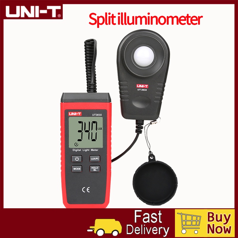 UNIT UT383S Split Illuminance Meter Handheld LCD Illuminance Meter