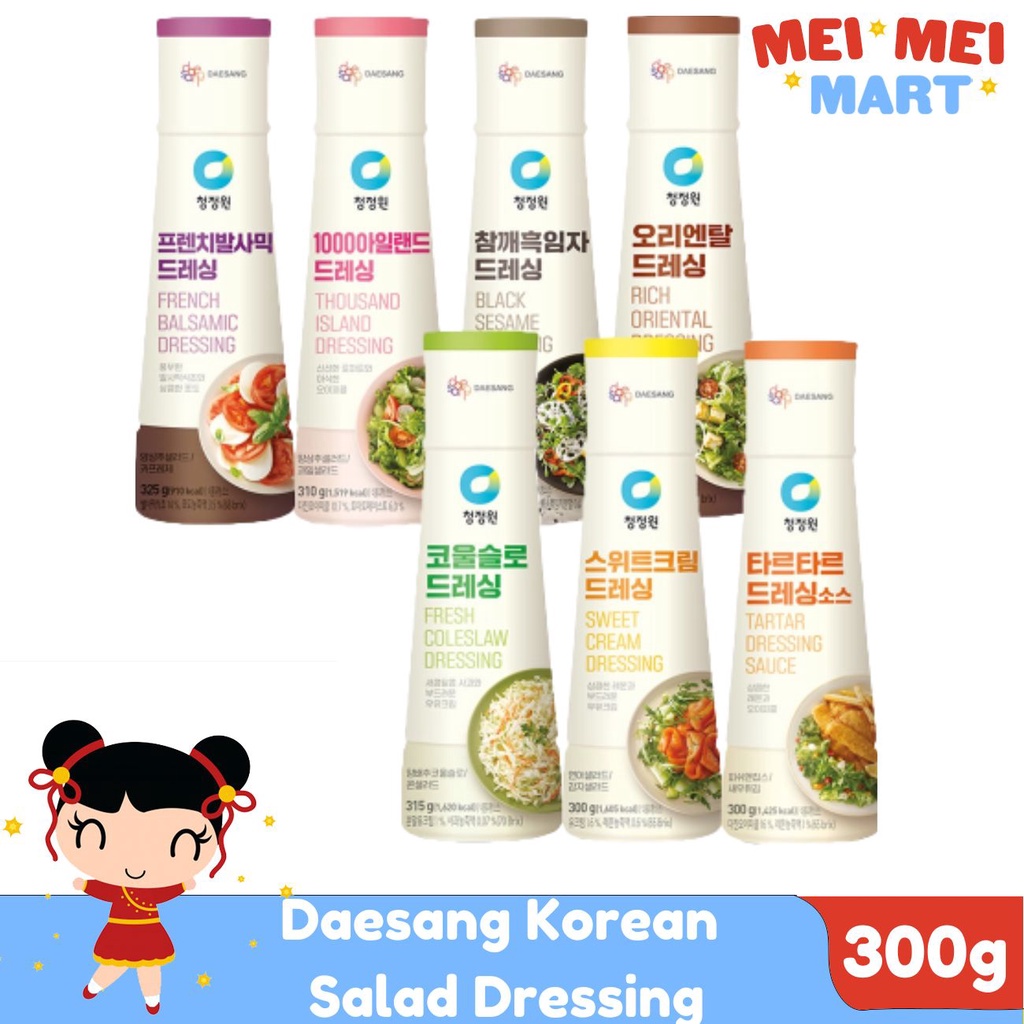 Daesang Korean Salad Dressing French BalsamicSweet Cream Tartar