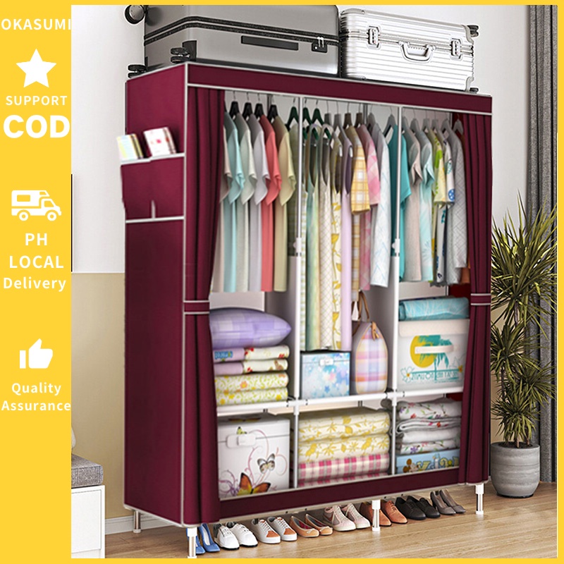 Modern Wardrobe Bedroom Storage Wardrobe Zippered Wardrobe