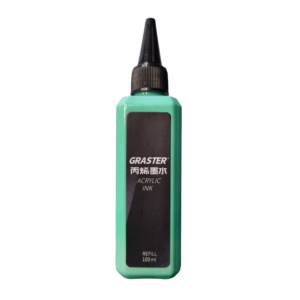 GRASTER Water-Based Acrylic Ink 100ml MINT | Shopee Philippines
