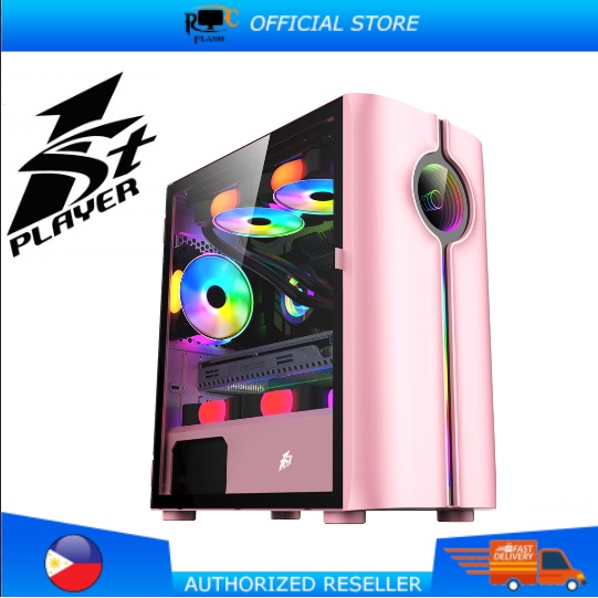 COMPUTER CASE 1STPLAYER INFINITE SPACE IS3 MID-TOWER GAMING CASE W/ LED ...