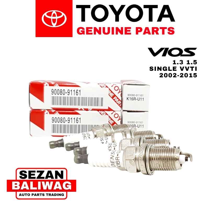 ORIGINAL TOYOTA SPARK PLUG K16RU11 4PCS COROLLA ALTIS VIOS 20022015