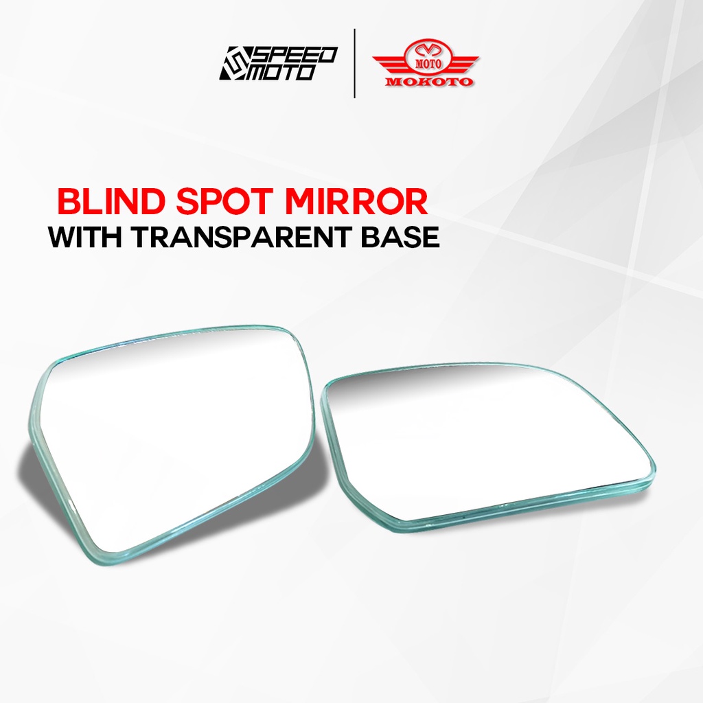 MOKOTO BLINDSPOT REARVIEW MIRROR TRANSPARENT BASE / ADJUSTABLE