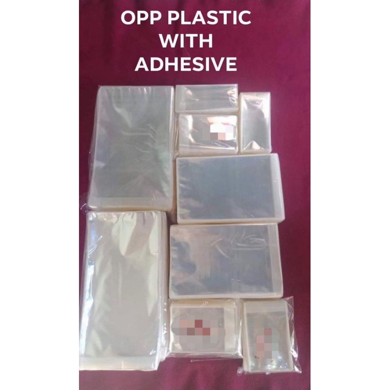 H&L COD#50/100 pcs Available in 8 sizes OPP Clear Plastic with Self ...