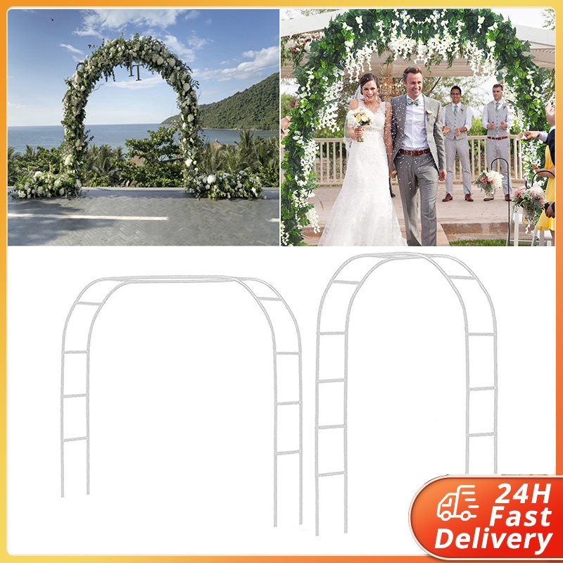 Wrought Arch Flower Stand Iron Wedding Party Bridal Prom Climbing Plant