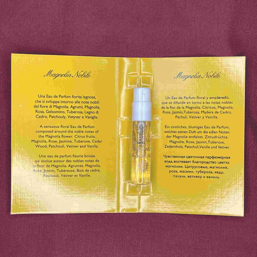 Perfume Tester Acqua di Parma Magnolia Nobile Shopee Philippines