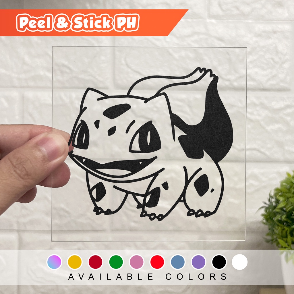 Pokemon Bulbasaur WATERPROOF Vinyl Decal Sticker for Cars, Laptops and ...