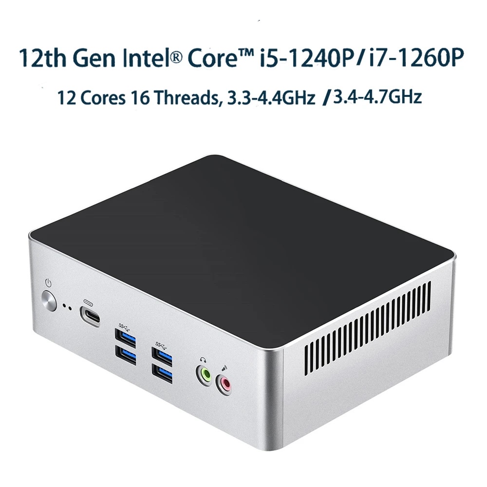 KC12 MINI PC 12th Gen Intel Core I5 1240P I7 1260P MINI PC Windows 11