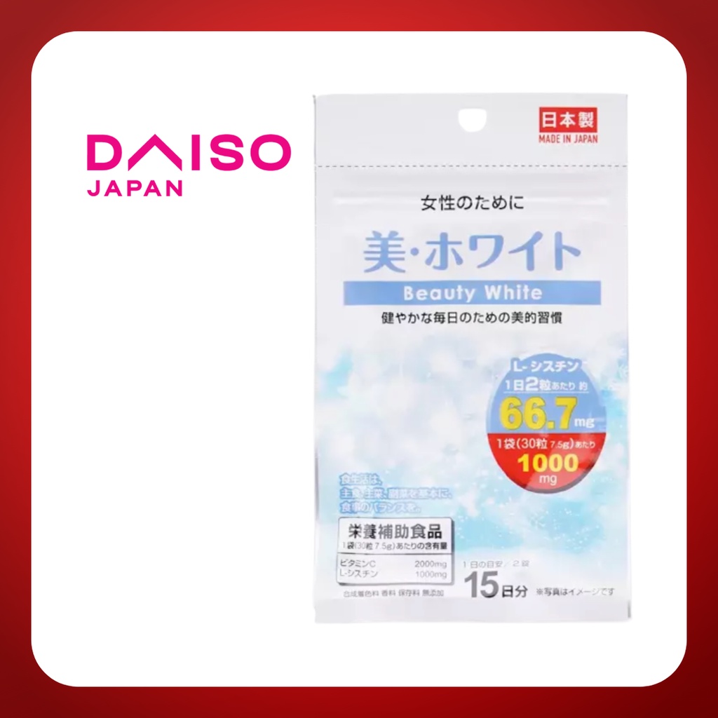 DAISO Beauty White (30 Tablets; 15 Days) | Shopee Philippines