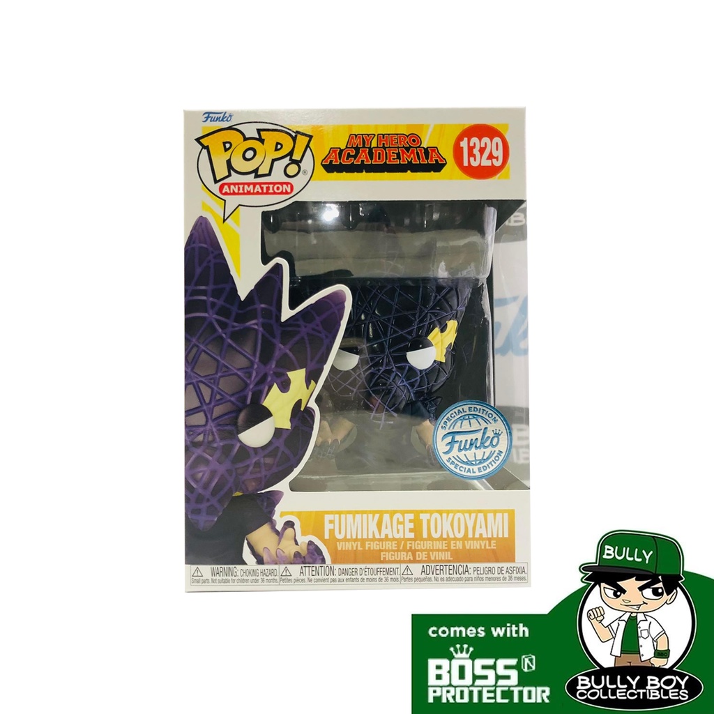 Funko Pop! Animation My Hero Academia Fumikage Tokoyami #1329 Vinyl Figure Hot Topic Excl main image 0