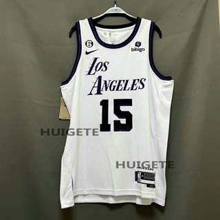 Los Angeles Lakers #15 Austin Reaves White Stitched Jersey