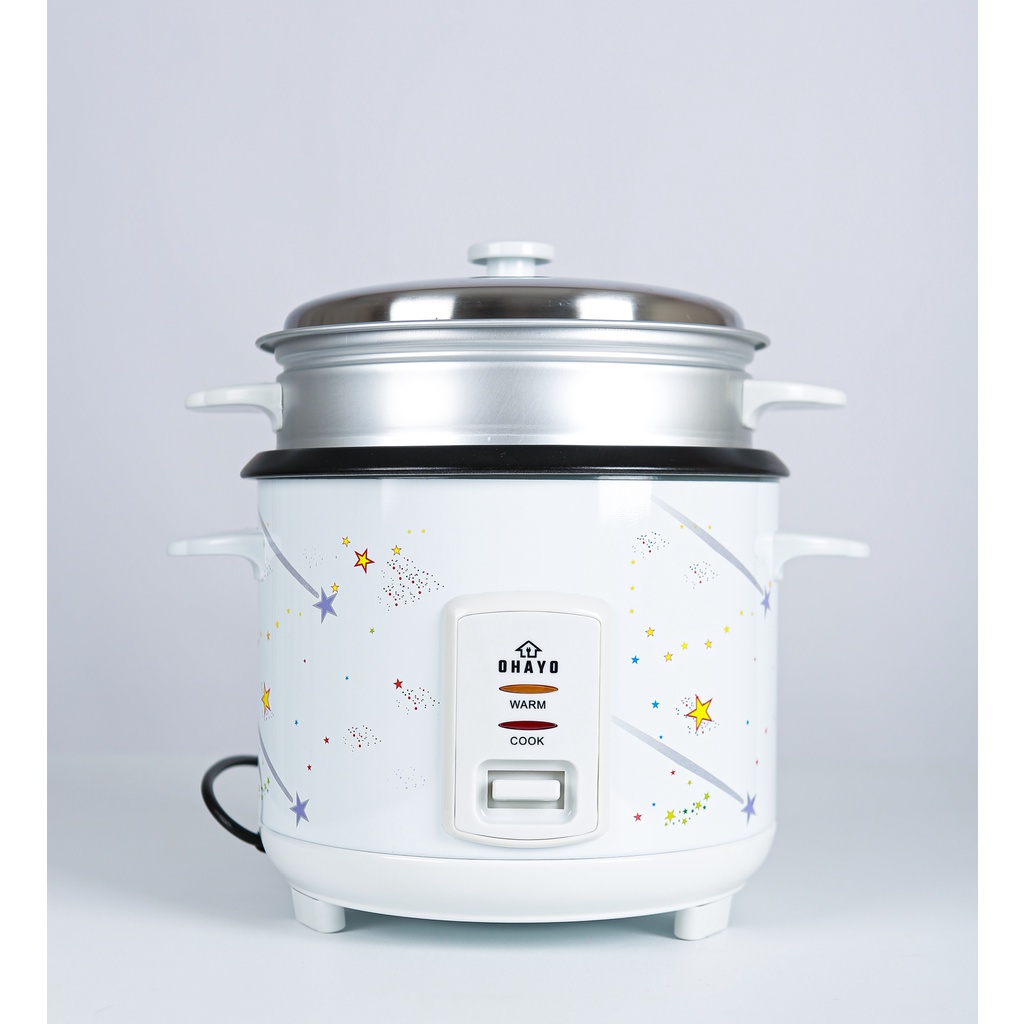 Ohayo Cylindrical Rice Cooker 1.0 Liter, 1.5 Liter & 1.8 Liter | Shopee ...