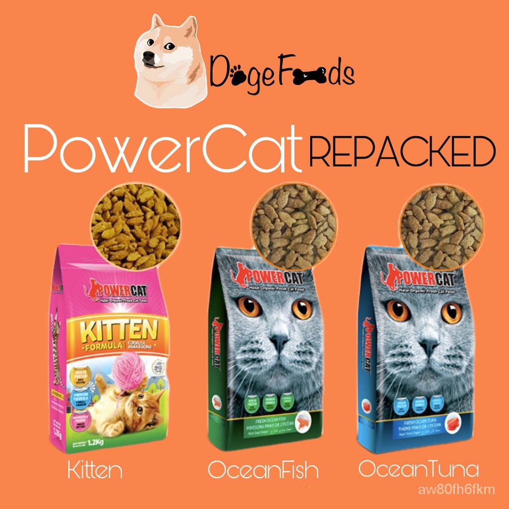POWERCAT HALAL REPACKED OceanFish, OceanTuna & Kittengardening T3MR Shopee Philippines
