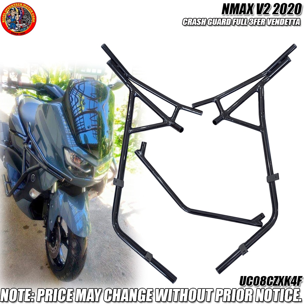 NMAX V2 2020 CRASH GUARD FULL 3FER VENDETTA (UC08CZXK4F) | Shopee ...