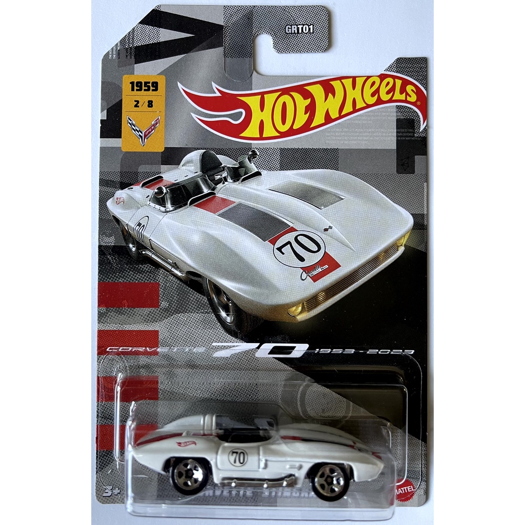 Hot Wheels - Corvette 70 Years - Stingray; 64 Stingray, 69 Corvette, C6 ...