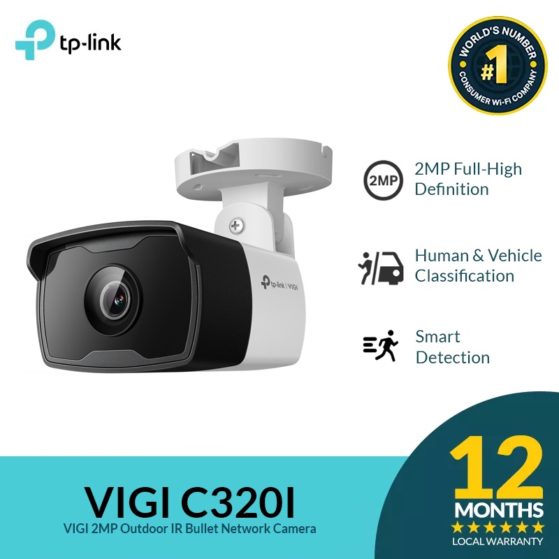 TP-Link VIGI C320I（4mm）2MP outdoor bullet network camera | Shopee ...