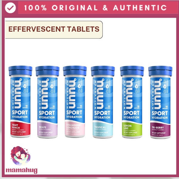 Nuun Sport Electrolyte Drink Tablets, 10 Effervescent Tablets Shopee