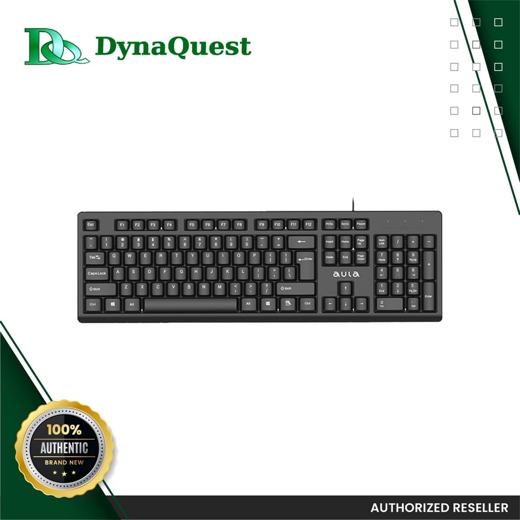 AULA AK205 USB Wired Keyboard | 10 million Keylife | Plug and Play ...