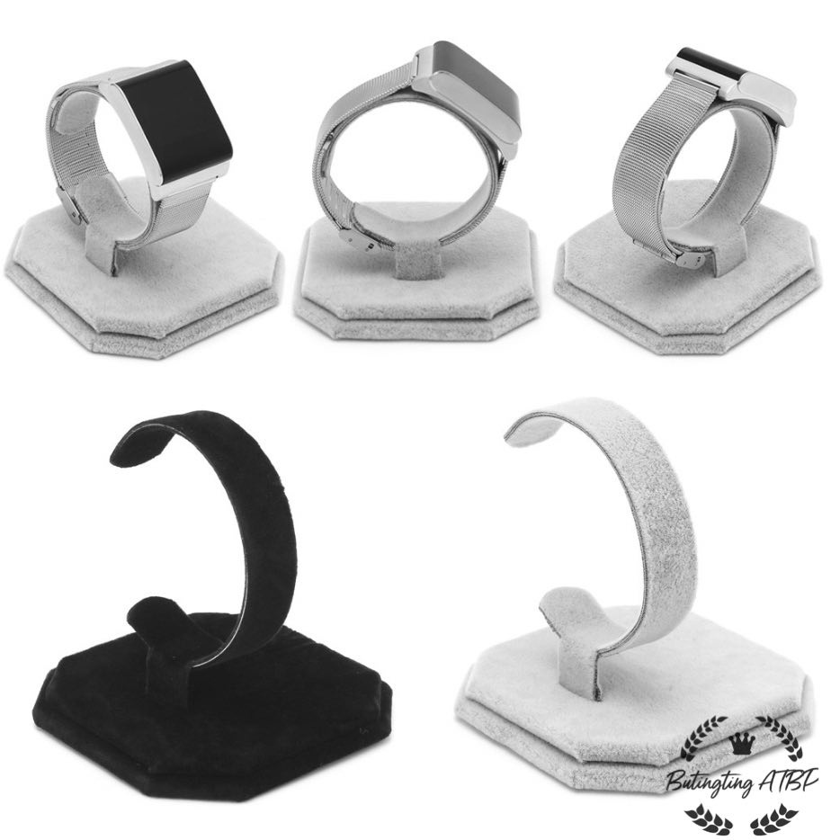 Velvet C Type Design Jewelry Bracelet Bangle Watch Display Rack Stand ...