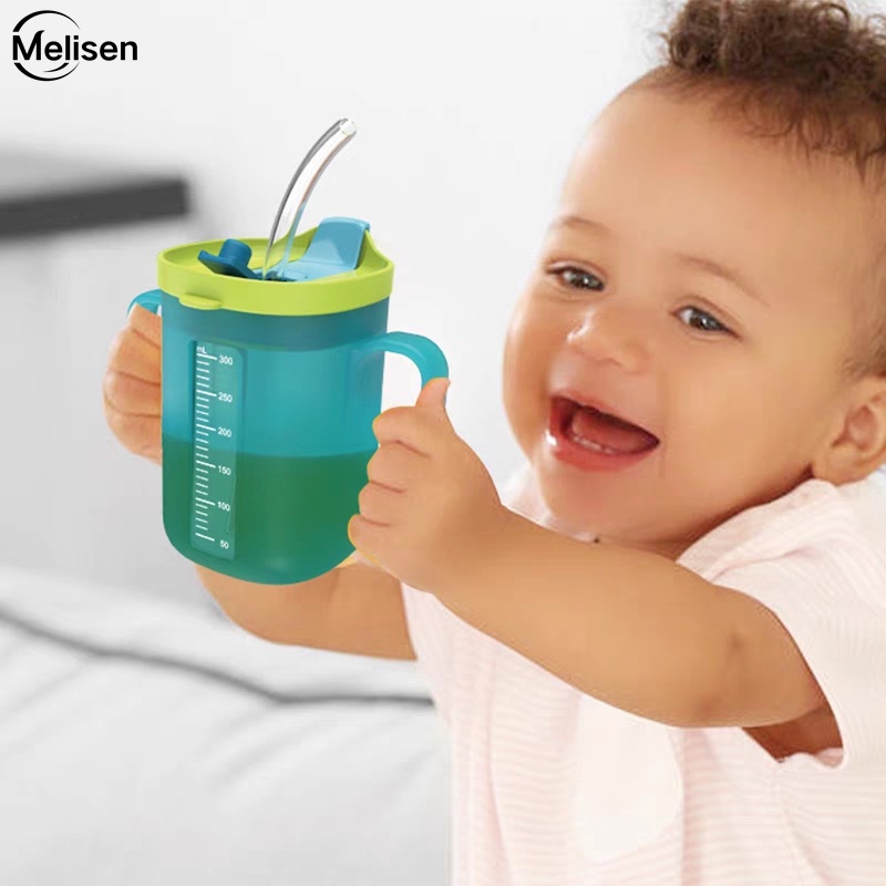 Sippy Cup For Toddler Leakproof Baby Cup With Silicone Straw Shopee