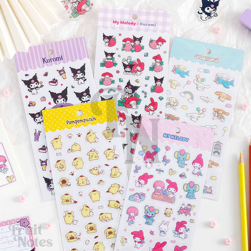 ST120 Sanrio Transparent Waterproof Sticker | Shopee Philippines