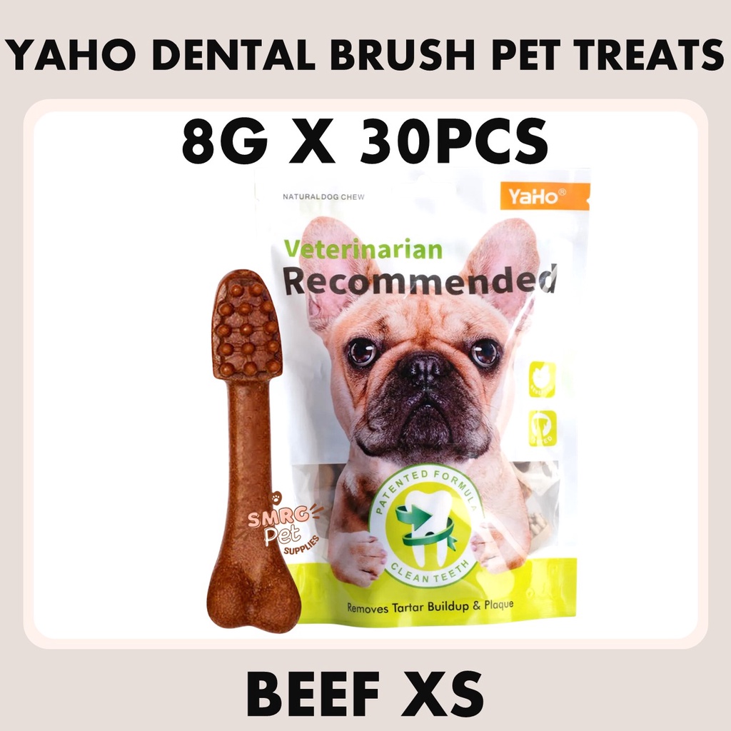 SMRG Pets Yaho Dental Brush Chew Bone Dog Treats Healthy Pet Snack