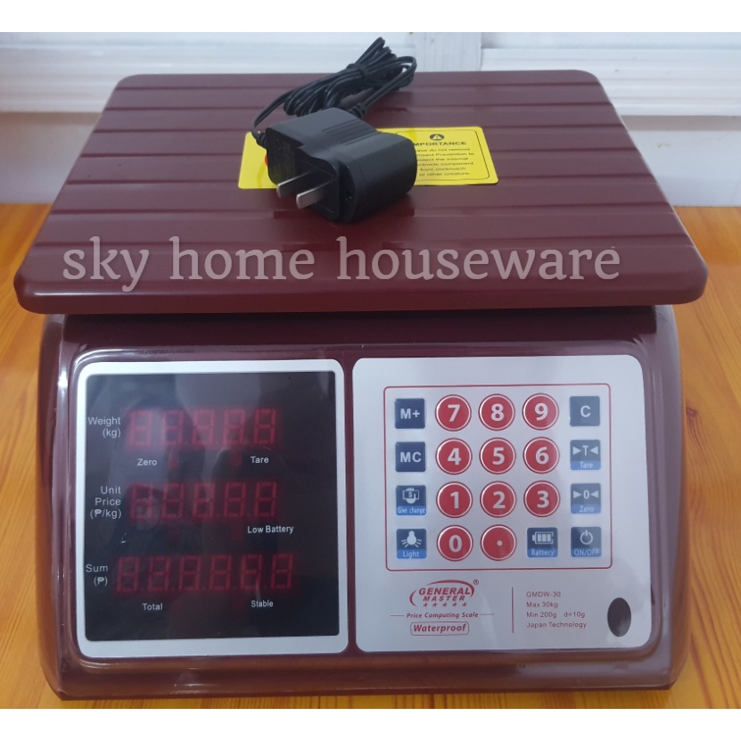 General Master Price Computing Scale Waterproof/Electric Scale ...