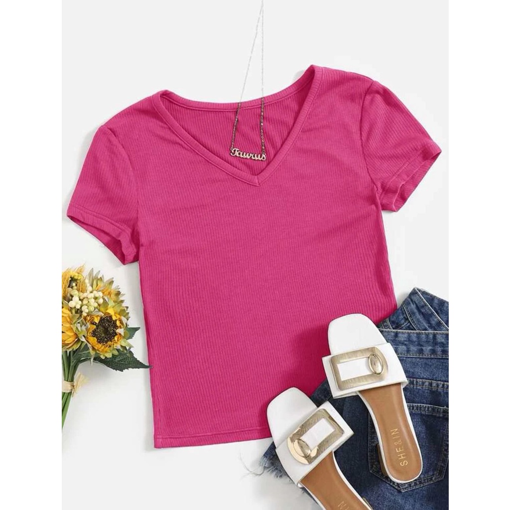 angelcity-basic-t-shirt-v-neck-full-length-short-sleeve-tee-tops