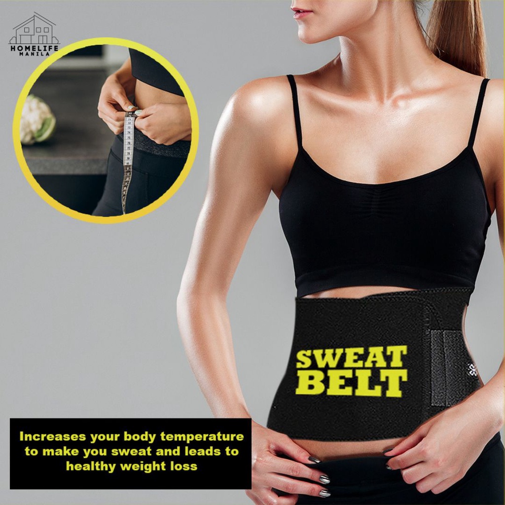 HL High Quality Sweat Belt Premium Waist Trimmer Enjoy Exercising