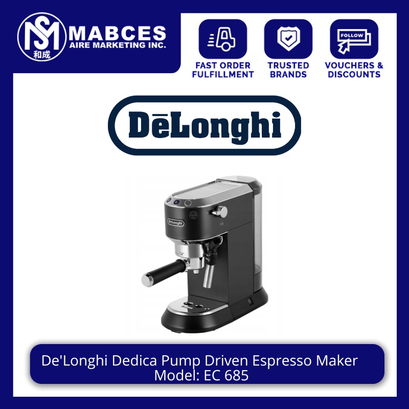 De'Longhi Pump Driven Espresso Maker EC 685 Shopee Philippines