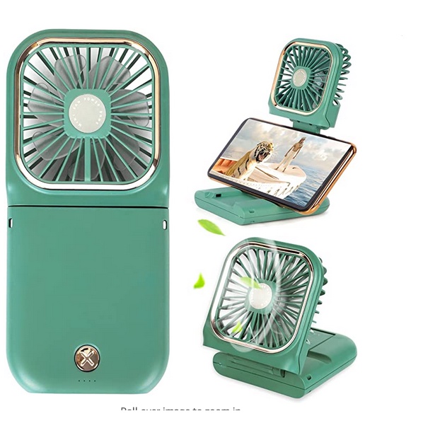 LETONG Portable Handheld Rechargeable Mini Fan 3000mAh USB Phone holder ...