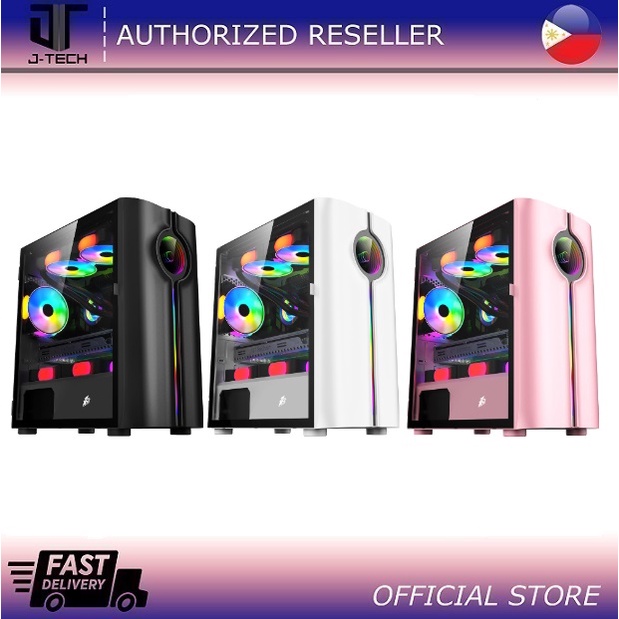 COMPUTER CASE 1STPLAYER INFINITE SPACE IS3 MID-TOWER GAMING CASE W/ LED ...