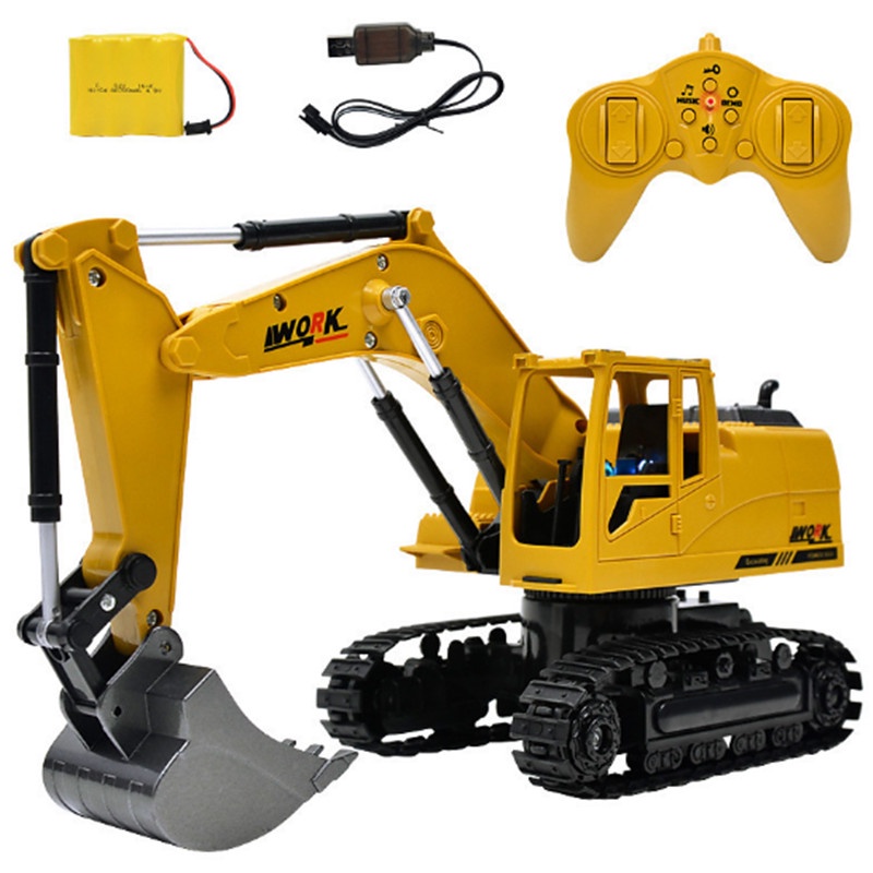 Excavator toys with lights and music, engineering crane toys