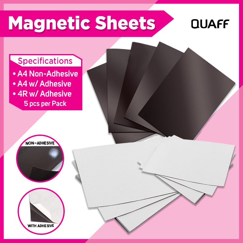 QUAFF Magnetic Sheet A4 / 4R size (5pcs per order) | Shopee Philippines