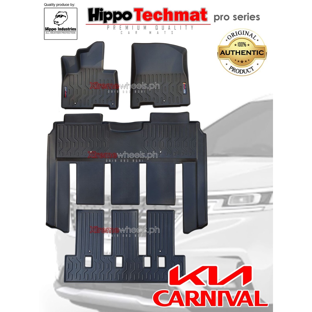 Kia Carnival SX 20232024 Pro Serries Hippo Techmat Thailand Made Deep