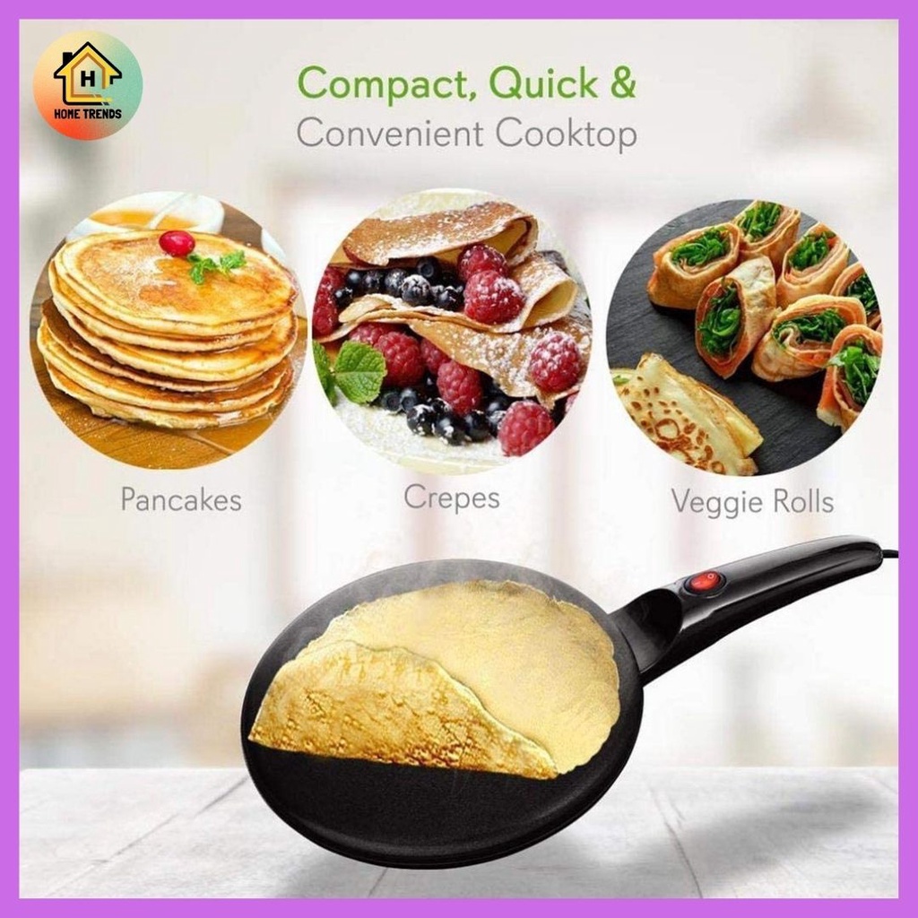 HT - Electric Non-stick Crepe Maker, Pancake Maker, Lumpia Wrapper ...