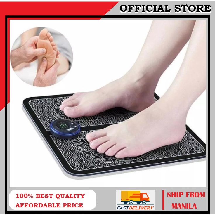 Foot Massager Pad Pes Muscle Electric Ems Health Relax Physiotherapy Massage Shopee Philippines