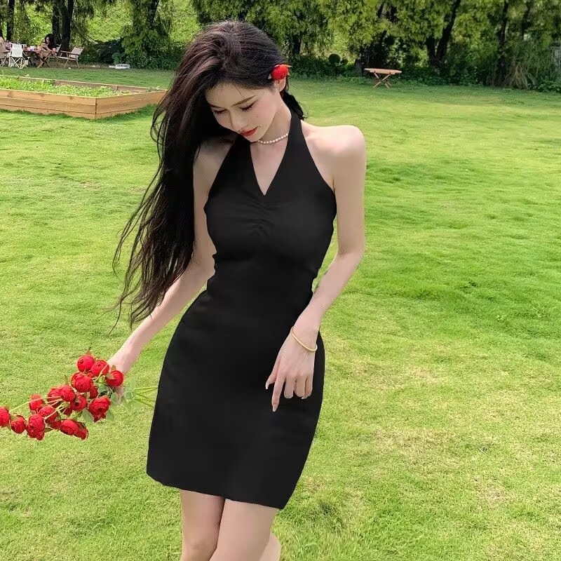 sexy black beach dress Sexy Bohemian Holiday Summer Long Backless Cotton Women's Party Beach   GeraldBlack.com