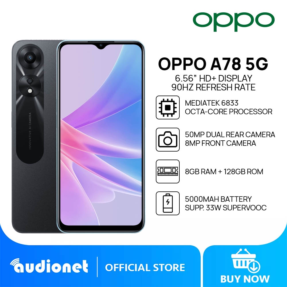 OPPO A78 5G  Specs, Price in Philippines 🚚 COD 📱 1 Year Gadget