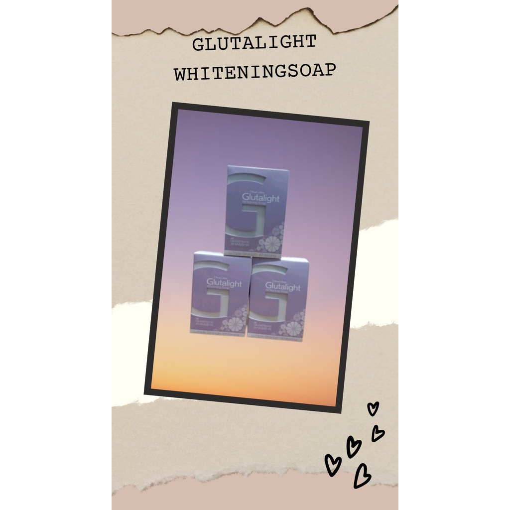 GLUTALIGHT Whitening Soap with Glutathione AHA&BHA by PERSONAL ...
