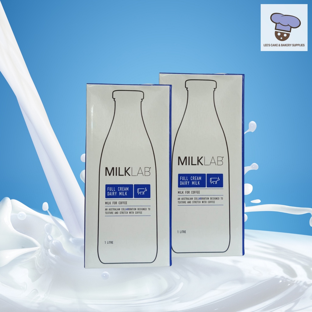 MILK LAB FULL CREAM MILK 1LITER. Milk for Coffee & Milk tea Shopee